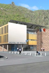 Construction de l'Hôtel de Police